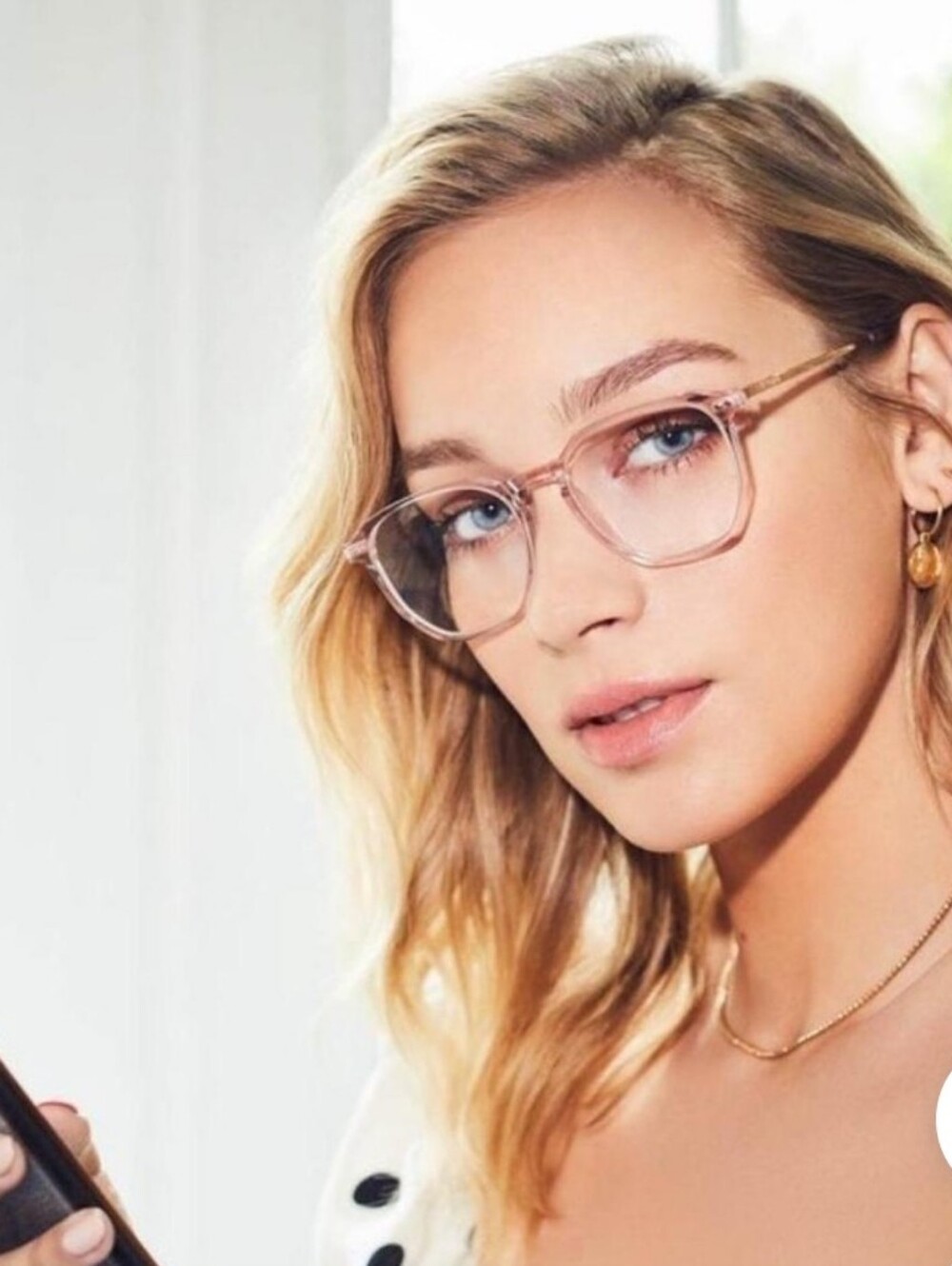 DIFF Tortoise Sunglasses Clear